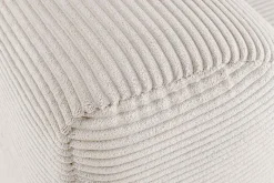 Modernes Sofa ZERO GRAVITY 240cm beige Cord 3-Sitzer Couch