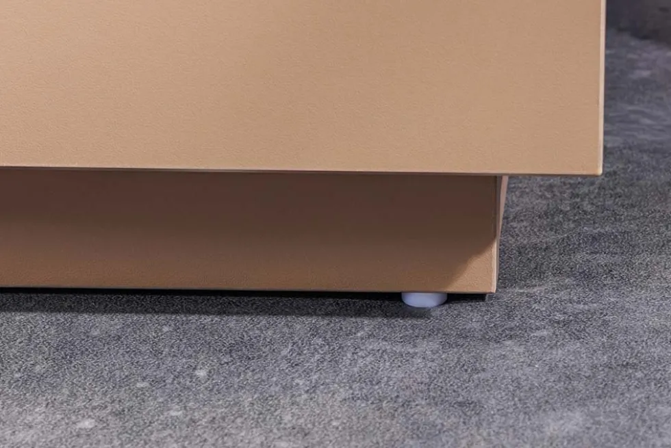 Modernes TV-Board LOFT 160cm natur grau beige greige drei Fächer Schublade