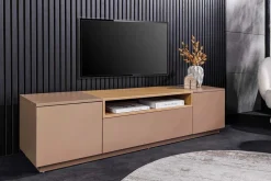 Modernes TV-Board LOFT 160cm natur grau beige greige drei Fächer Schublade