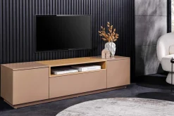 Modernes TV-Board LOFT 160cm natur grau beige greige drei Fächer Schublade