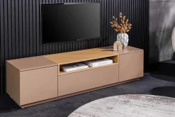 Modernes TV-Board LOFT 160cm natur grau beige greige drei Fächer Schublade