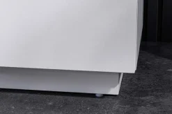 Modernes TV-Board LOFT 160cm weiß natur drei Fächer mit Schublade