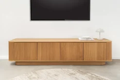 Modernes TV-Board VALHALLA WOOD 180cm natur Eichenholz Lowboard mit Stauraum