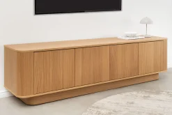 Modernes TV-Board VALHALLA WOOD 180cm natur Eichenholz Lowboard mit Stauraum