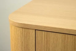 Modernes TV-Board VALHALLA WOOD 160cm natur Eichenholz Lowboard mit Stauraum