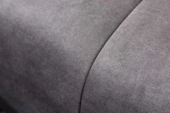Modernes XXL Ecksofa CLAN 320cm anthrazit Samt Bigsofa inkl. Kissen