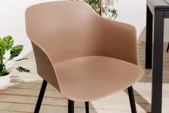 Nachhaltiger Design Stuhl UPCYCLING ME braun 70% Kaffeefaser Indoor Outdoor