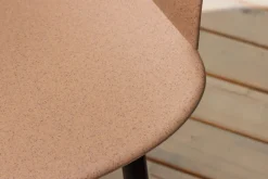 Nachhaltiger Design Stuhl UPCYCLING ME braun 70% Kaffeefaser Indoor Outdoor