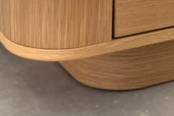Nordischer Couchtisch VALHALLA WOOD 100cm natur Eichenholz mit Schublade