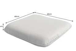 Outdoor Auflage COMFORT LINE 40x40cm beige Sitzkissen für Gartenstuhl