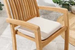 Outdoor Auflage COMFORT LINE 40x40cm beige Sitzkissen für Gartenstuhl