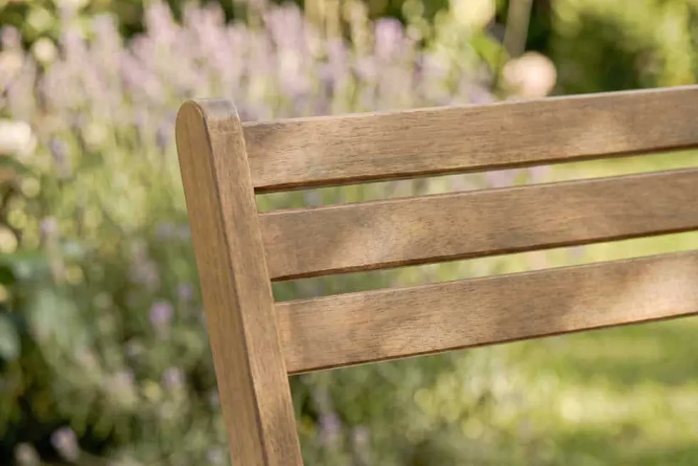 Outdoor Balkon Stuhl BALI natur honey Akazienholz klappbar wetterfest Gartenstuhl