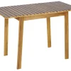 Outdoor Balkontisch BALI 110cm natur honey Akazienholz ausklappbar wetterfest