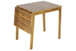 Outdoor Balkontisch BALI 110cm natur honey Akazienholz ausklappbar wetterfest