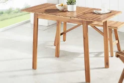 Outdoor Balkontisch BALI 110cm natur honey Akazienholz ausklappbar wetterfest