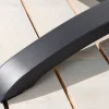 Outdoor Bistrotisch DESIGNO 70cm schwarz grau Aluminium wetterfest Gartentisch