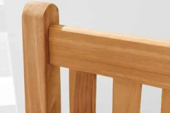 Outdoor Gartenbank EMPIRE TEAK 120cm natur Massivholz