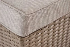 Outdoor Gartenlounge Set XXL MODULAR natur Polyrattan Sitzgruppe wetterfest inkl. Kissen