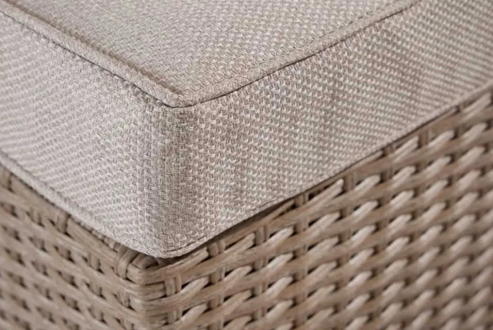 Outdoor Gartenlounge Set XXL MODULAR natur Polyrattan Sitzgruppe wetterfest inkl. Kissen