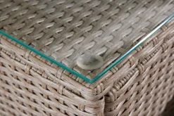 Outdoor Gartenlounge Set XXL MODULAR natur Polyrattan Sitzgruppe wetterfest inkl. Kissen