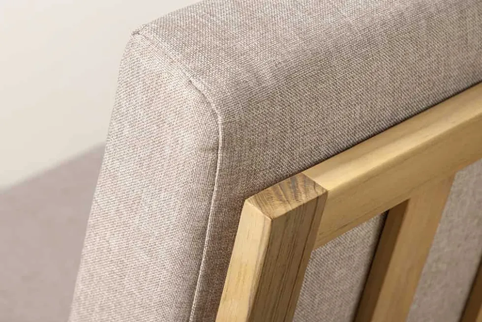 Outdoor Garten-Sitzgruppe BALI 110cm natur beige Akazie Massivholz wetterfest