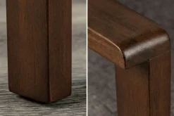Outdoor Gartenstuhl KOPENHAGEN anthrazit braun Akazie honey finish inkl. Kissen stapelbar