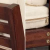 Outdoor Gartenstuhl KOPENHAGEN beige braun Akazie honey finish inkl. Kissen stapelbar