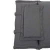 Outdoor Kissen ROG 46x119cm anthrazit Sitzkissen Polster-Auflage für Hochlehner