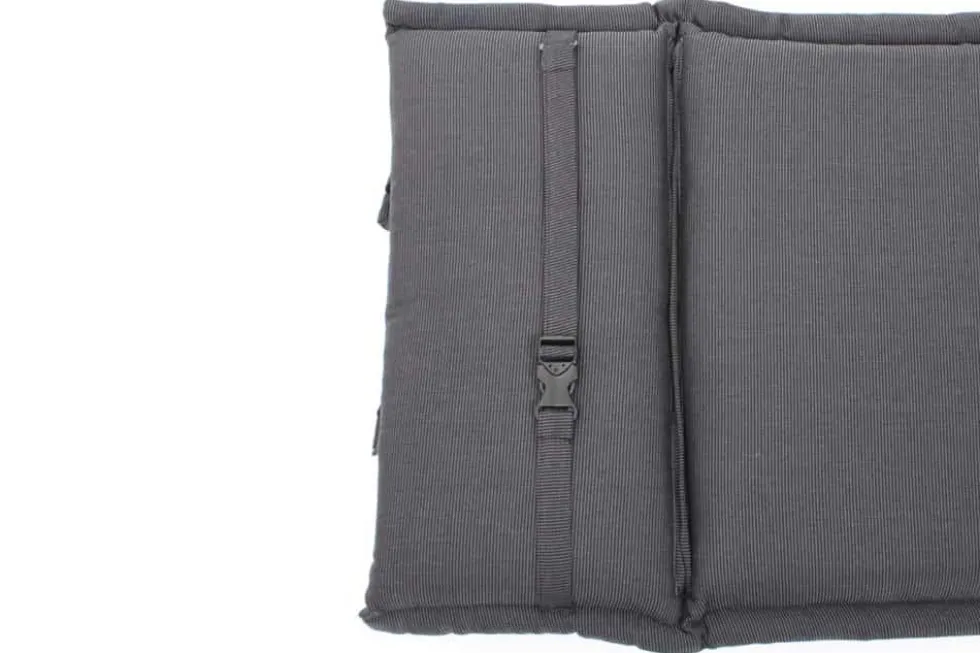 Outdoor Kissen ROG 46x119cm anthrazit Sitzkissen Polster-Auflage für Hochlehner