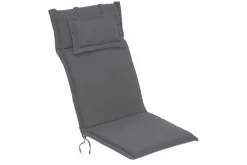 Outdoor Kissen ROG 46x119cm anthrazit Sitzkissen Polster-Auflage für Hochlehner