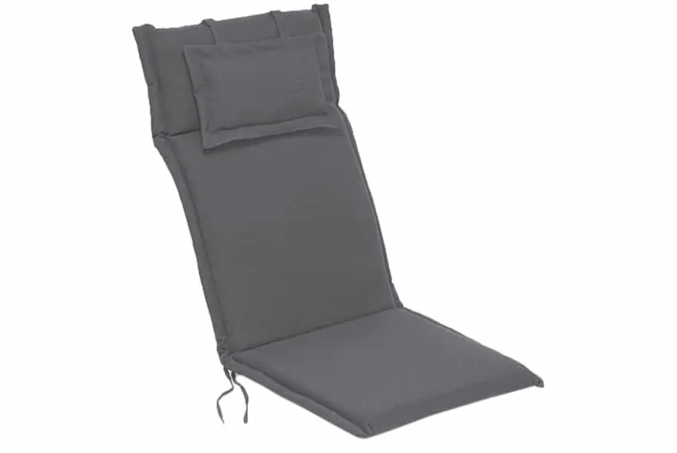 Outdoor Kissen ROG 46x119cm anthrazit Sitzkissen Polster-Auflage für Hochlehner