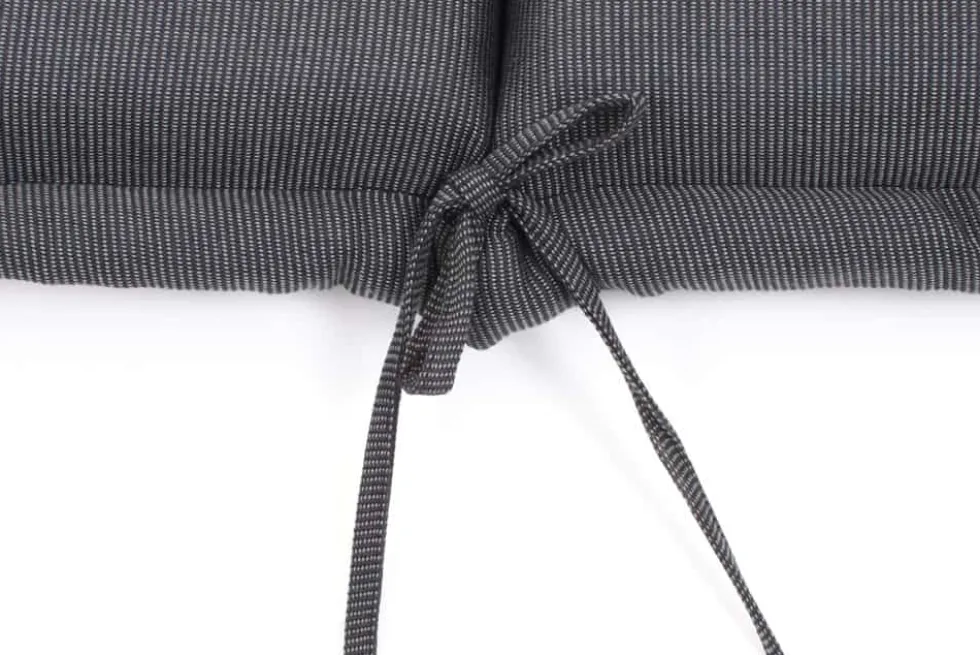 Outdoor Kissen ROG 45x186cm anthrazit Sitzkissen Polster-Auflage für Deckchair