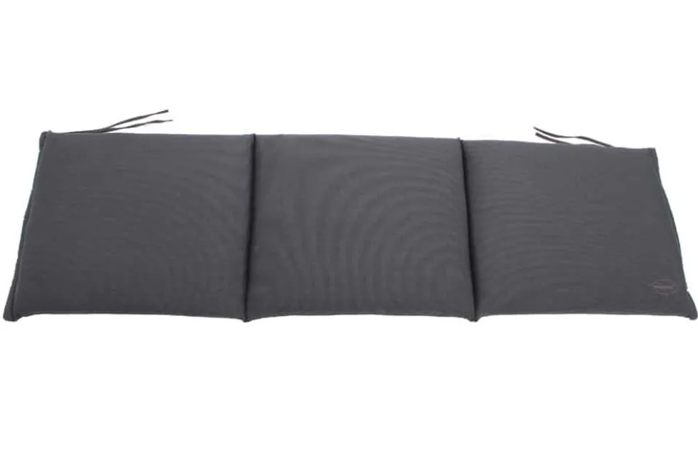 Outdoor Kissen ROG 45x150cm anthrazit Sitzkissen Polster-Auflage für 3-Sitzer Bank
