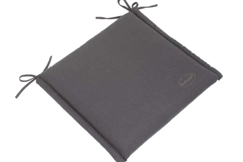 Outdoor Kissen ROG 46x48cm anthrazit Sitzkissen Polster-Auflage für Gartenstuhl