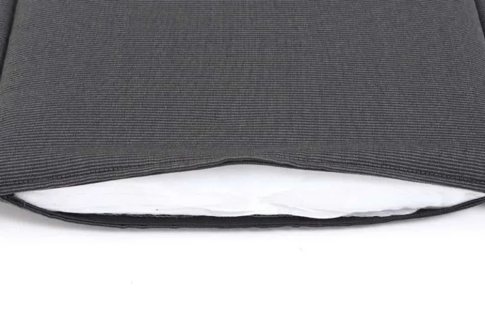 Outdoor Kissen ROG 46x48cm anthrazit Sitzkissen Polster-Auflage für Gartenstuhl