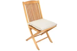 Outdoor Kissen ROG 40x42cm beige Sitzkissen Polster-Auflage für Gartenstuhl