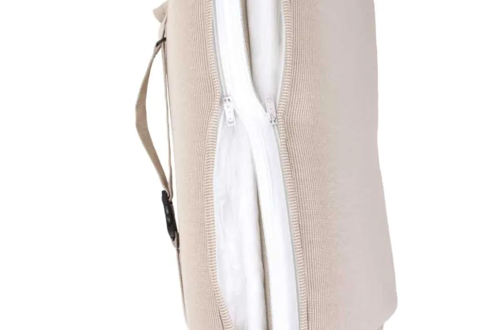 Outdoor Kissen ROG 46x97cm beige Sitzkissen Polster-Auflage für Niedriglehner