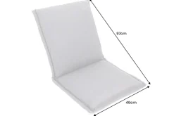 Outdoor Kissen ROG 46x97cm grün Sitzkissen Polster-Auflage für Niedriglehner