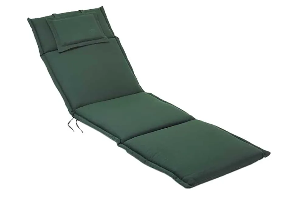Outdoor Kissen ROG 58x196cm grün Polster-Auflage für Gartenliege