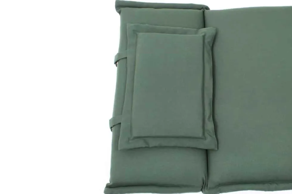 Outdoor Kissen ROG 58x196cm grün Polster-Auflage für Gartenliege