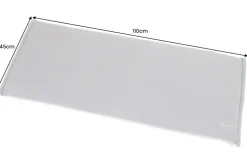 Outdoor Kissen ROG 45x110cm grün Sitzkissen Polster-Auflage für 2-Sitzer Bank