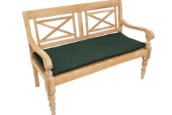 Outdoor Kissen ROG 45x110cm grün Sitzkissen Polster-Auflage für 2-Sitzer Bank