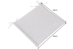 Outdoor Kissen ROG 40x42cm grün Sitzkissen Polster-Auflage für Gartenstuhl