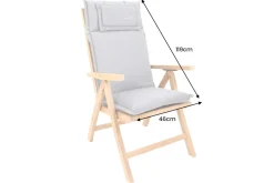Outdoor Kissen ROG 46x119cm grün Sitzkissen Polster-Auflage für Hochlehner