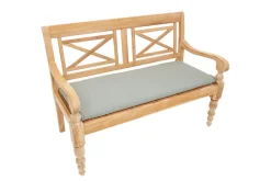 Outdoor Kissen ROG 45x110cm taupe Sitzkissen Polster-Auflage für 2-Sitzer Bank