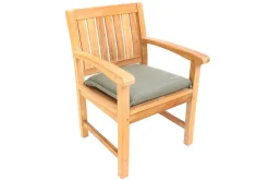 Outdoor Kissen ROG 46x48cm taupe Sitzkissen Polster-Auflage für Gartenstuhl