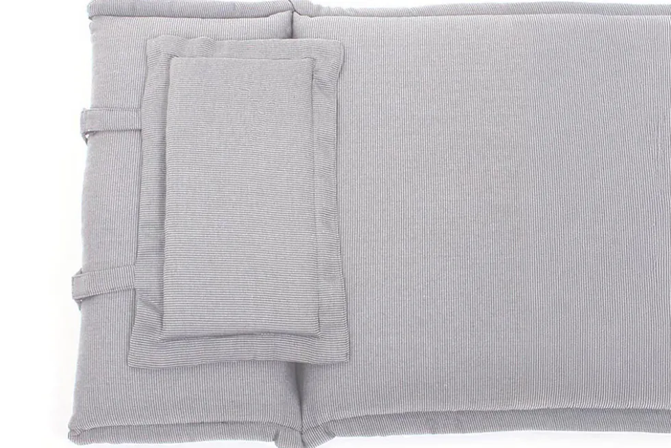 Outdoor Kissen ROG 46x119cm taupe Sitzkissen Polster-Auflage für Hochlehner