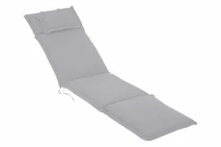 Outdoor Kissen ROG 45x186cm taupe Sitzkissen Polster-Auflage für Deckchair