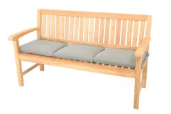 Outdoor Kissen ROG 45x150cm taupe Sitzkissen Polster-Auflage für 3-Sitzer Bank