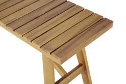 Outdoor Sitzbank BALI 110cm natur honey Akazienholz wetterfest Balkonbank